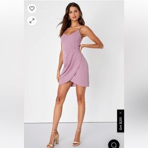 Forever Your Girl Mauve pink Bodycom dress!